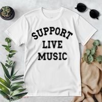Support Live Music Local Bands Local Music Premium T-Shirt thumb 2