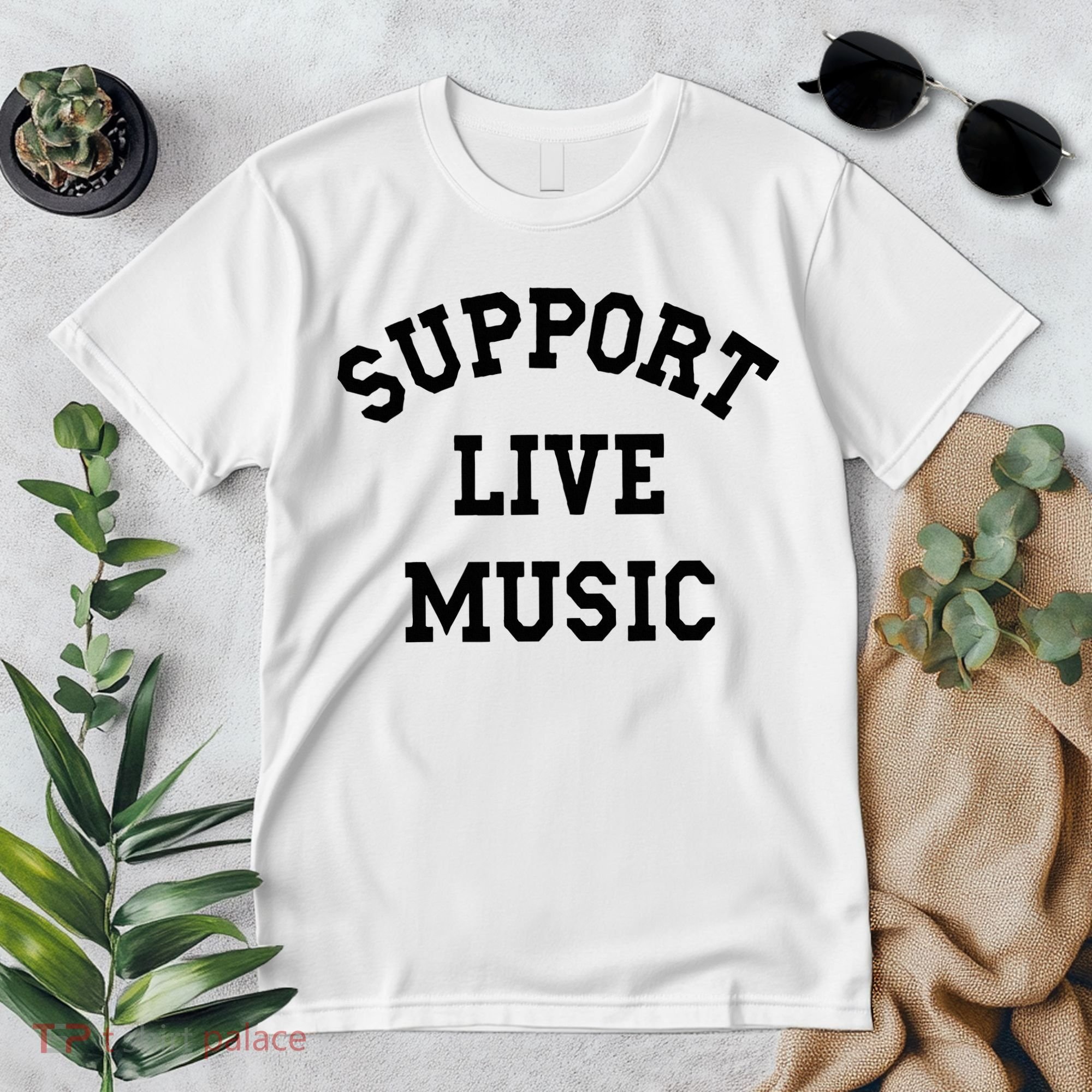 Support Live Music Local Bands Local Music Premium T-Shirt
