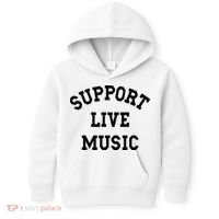 Support Live Music Local Bands Local Music Kids Hoodie thumb 0