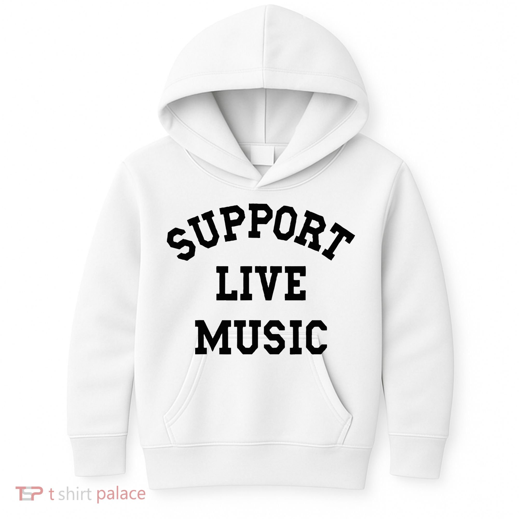 Support Live Music Local Bands Local Music Kids Hoodie