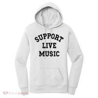 Support Live Music Women's Hoodie thumb 0