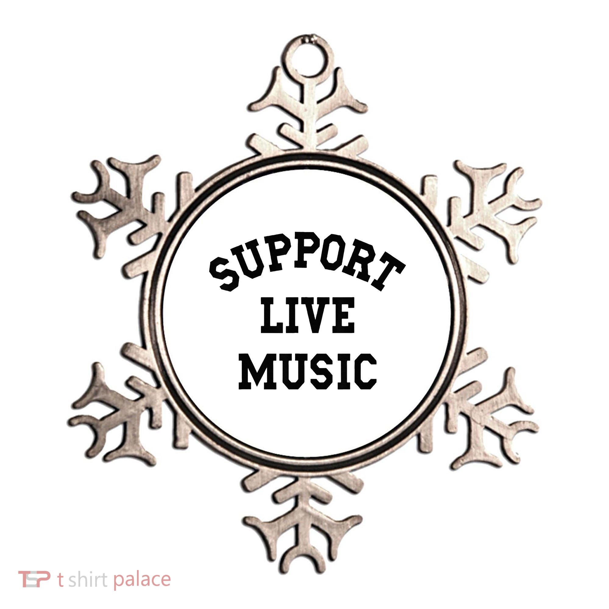 Support Live Music Ornament