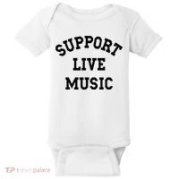 Support Live Music Baby Bodysuit thumb 0