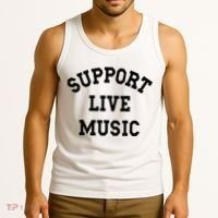 Support Live Music Tank Top thumb 3