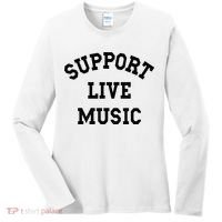 Support Live Music Women's Long Sleeve Shirt thumb 0