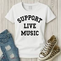 Support Live Music Women's T-Shirt thumb 3