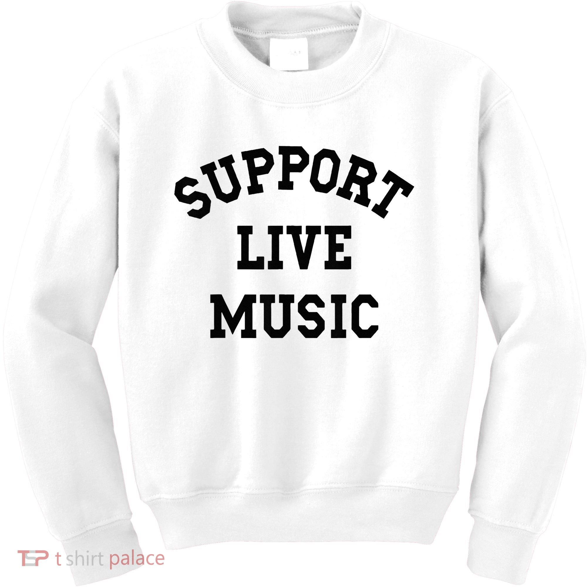 Support Live Music Kids Sweatshirt