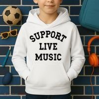 Support Live Music Kids Hoodie thumb 2