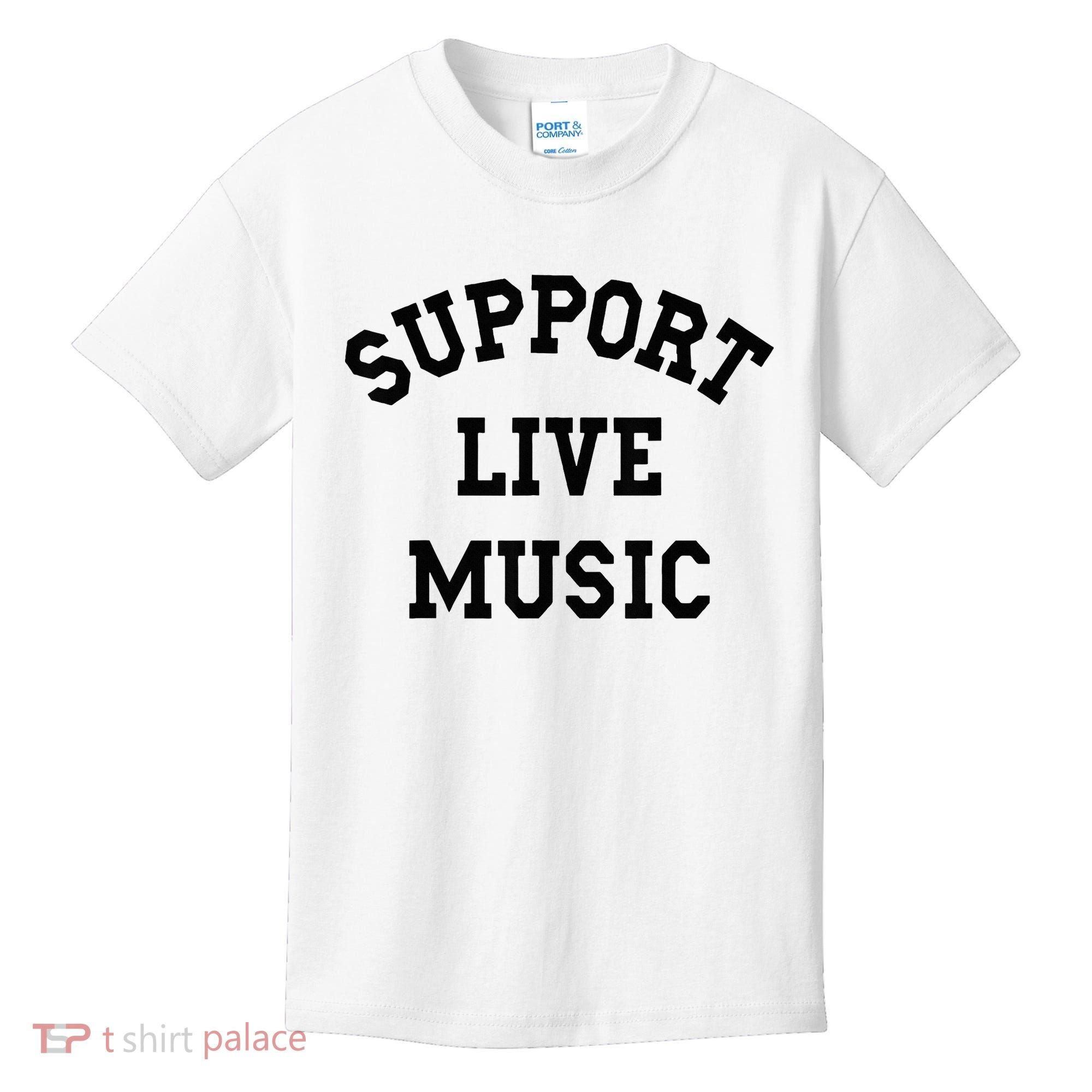 Support Live Music Kids T-Shirt