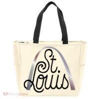 Saint Louis Missouri Souvenir Gateway Arch Traveler Tote Bag thumb 0
