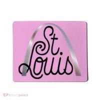 Saint Louis Missouri Souvenir Gateway Arch Traveler Mousepad thumb 0
