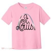 Saint Louis Missouri Souvenir Gateway Arch Traveler Toddler T-Shirt thumb 0
