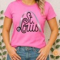 Saint Louis Missouri Souvenir Gateway Arch Traveler Women's T-Shirt thumb 2