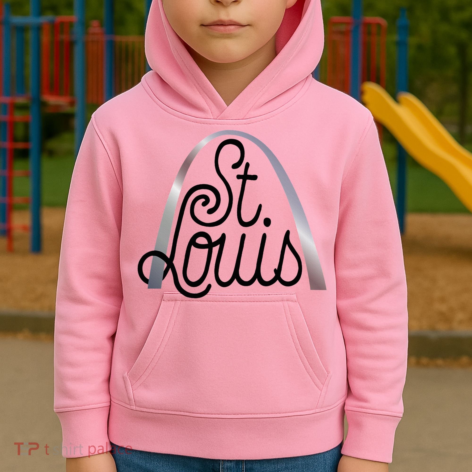 Saint Louis Missouri Souvenir Gateway Arch Traveler Kids Hoodie