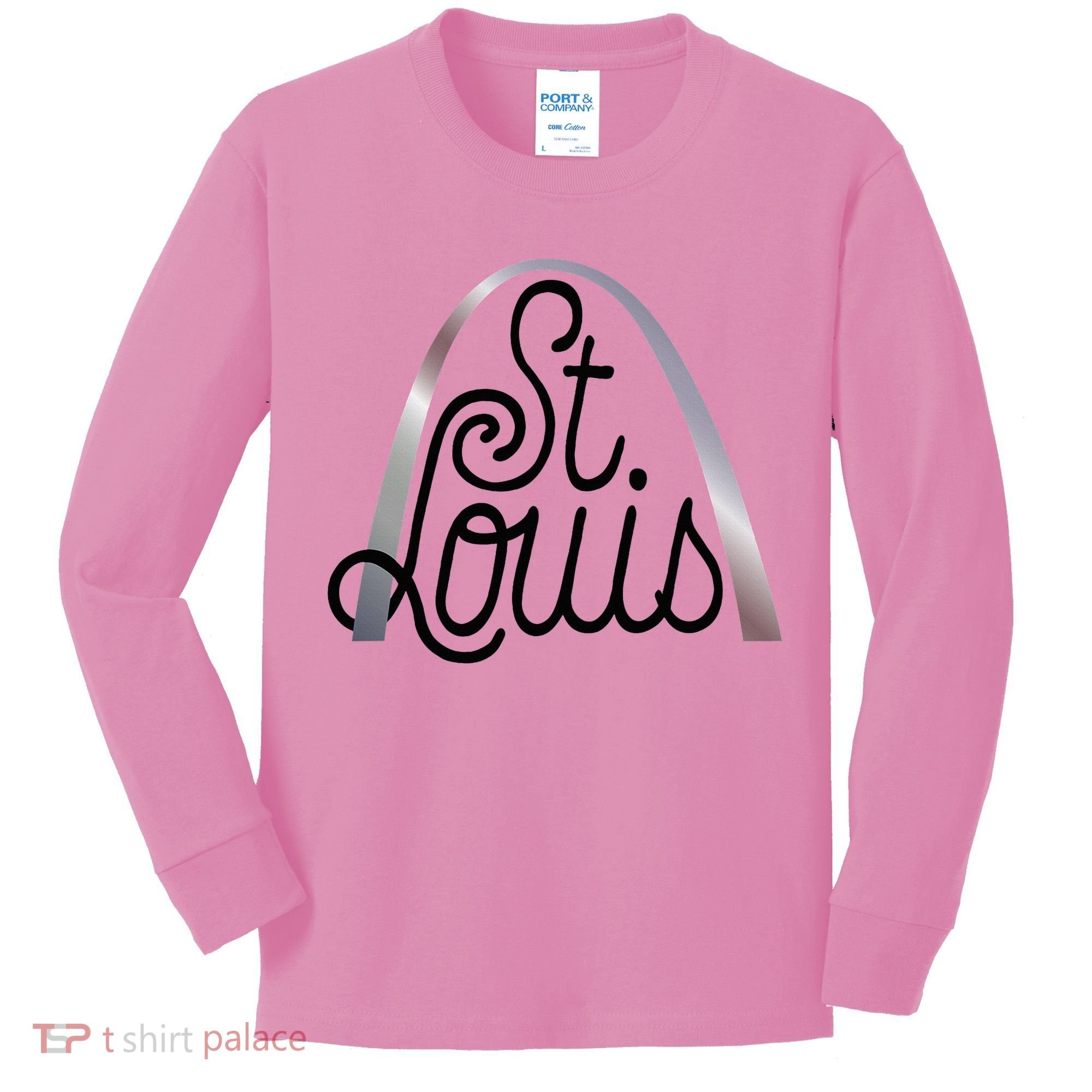Saint Louis Missouri Souvenir Gateway Arch Traveler Kids Long Sleeve Shirt
