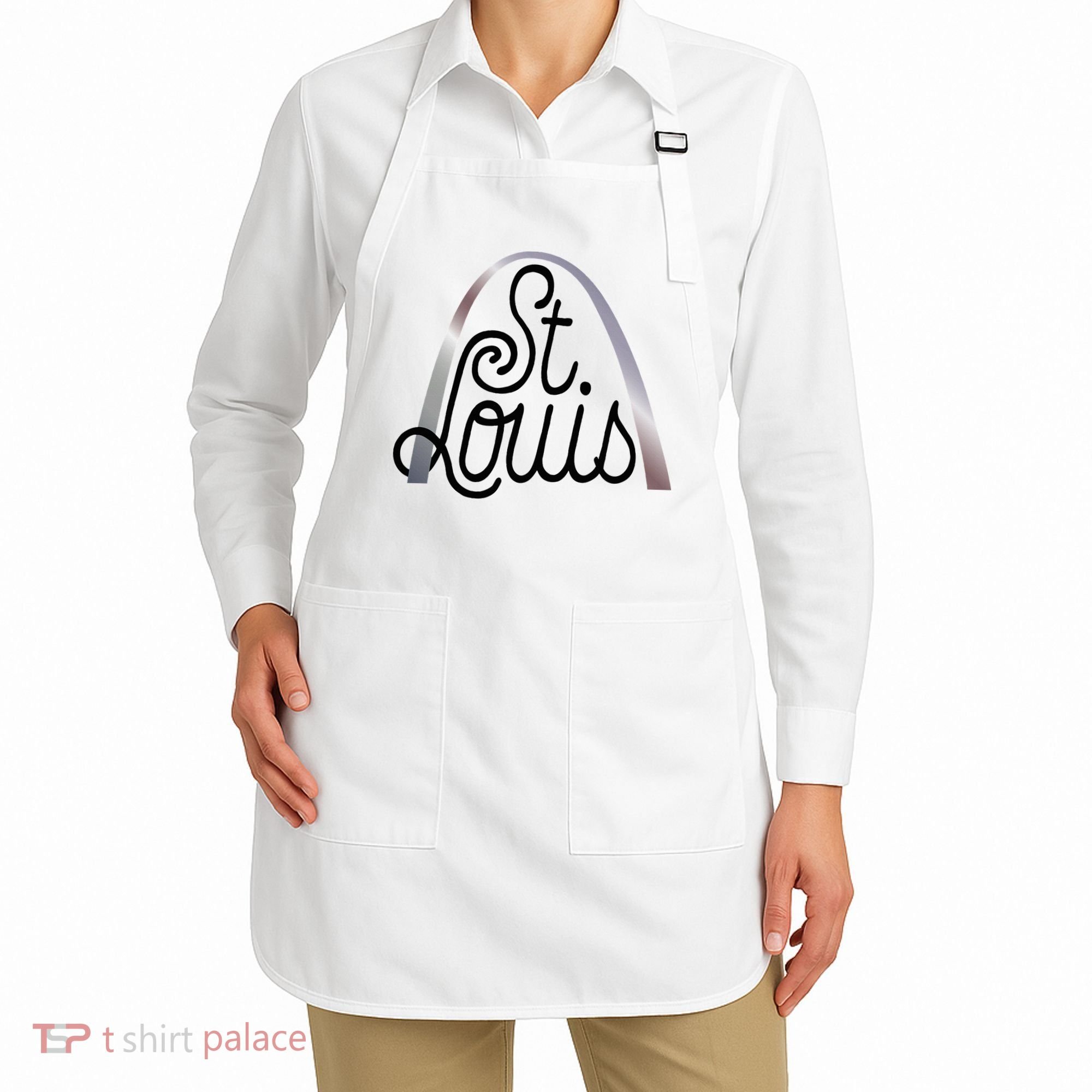 Saint Louis Missouri Souvenir Gateway Arch Traveler Apron