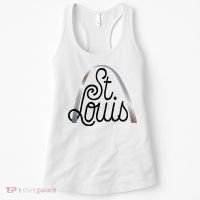 Saint Louis Missouri Souvenir Gateway Arch Traveler Women's Tank Top thumb 0