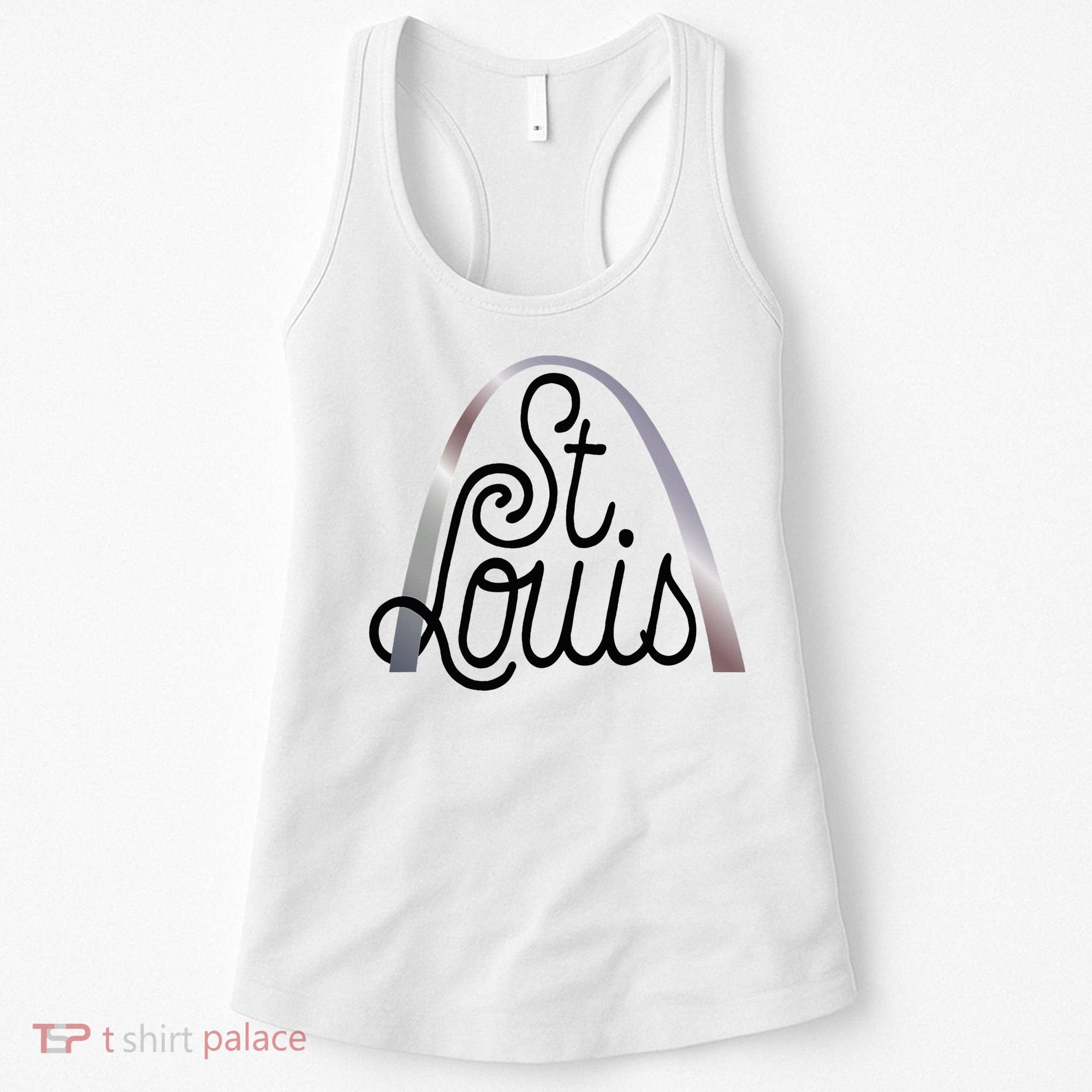 Saint Louis Missouri Souvenir Gateway Arch Traveler Women's Tank Top