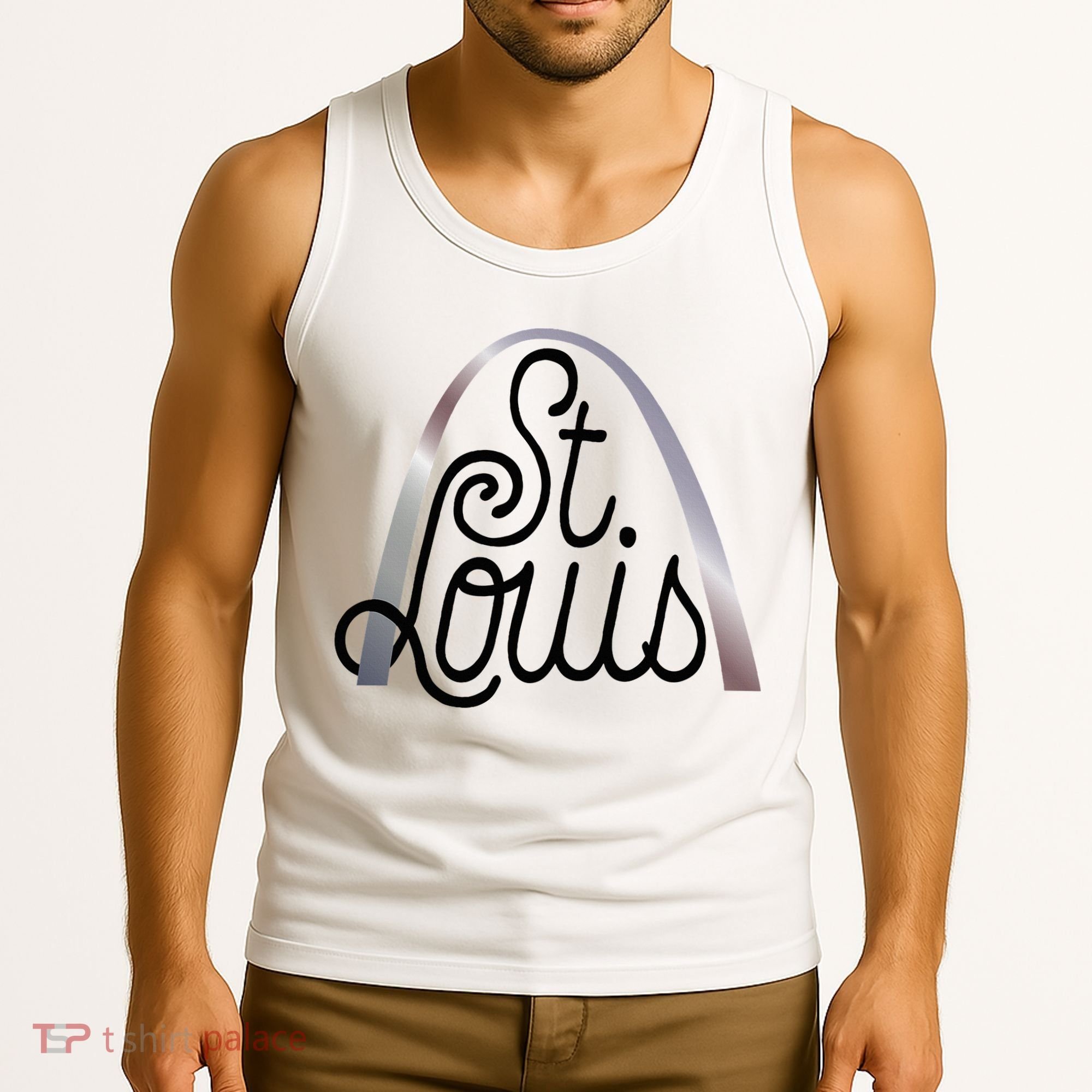 Saint Louis Missouri Souvenir Gateway Arch Traveler Tank Top