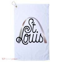Saint Louis Missouri Souvenir Gateway Arch Traveler Golf Towel thumb 0