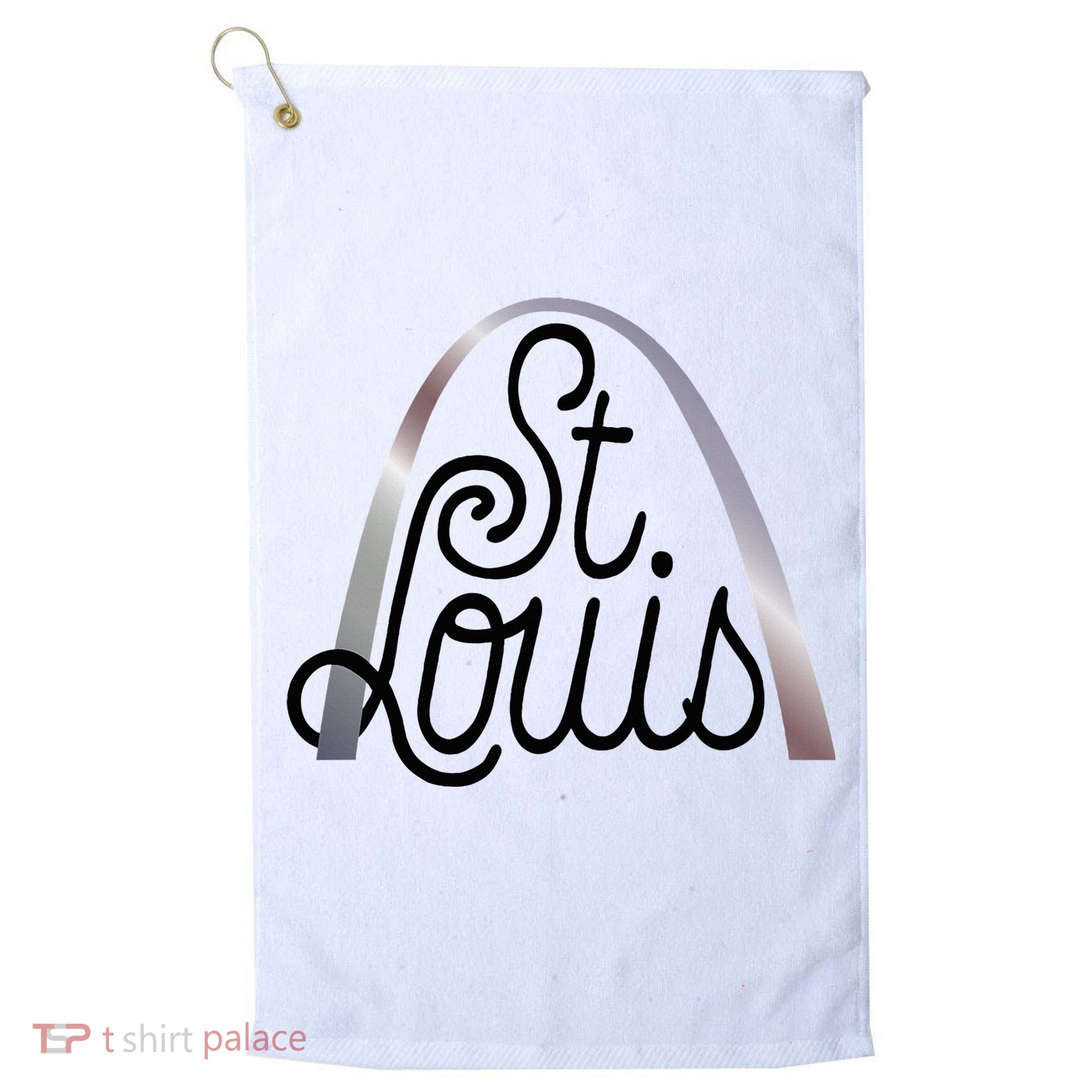 Saint Louis Missouri Souvenir Gateway Arch Traveler Golf Towel