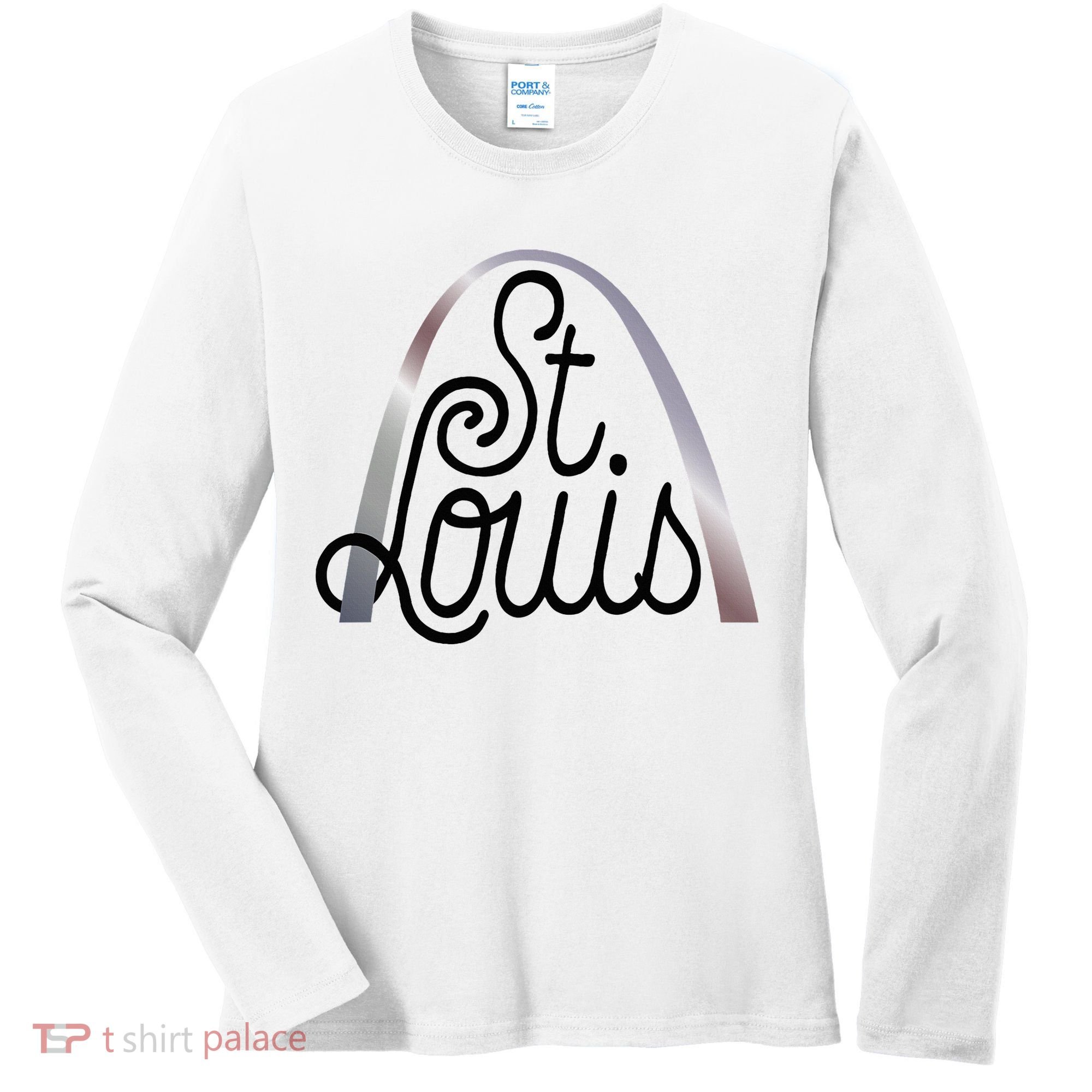 Saint Louis Missouri Souvenir Gateway Arch Traveler Women's Long Sleeve Shirt
