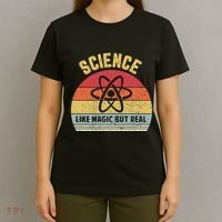 Science Like Magic But Real Funny Retro Science Teacher T-Shirt thumb 4