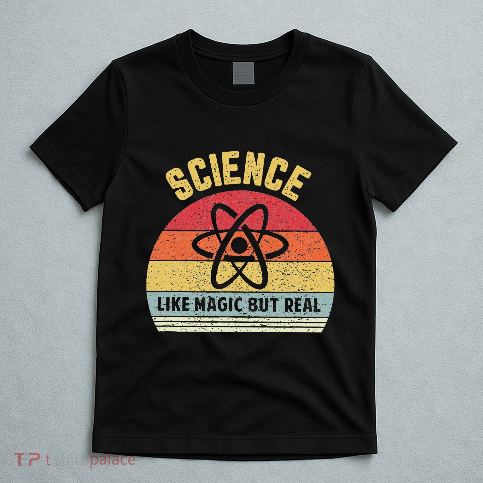 Science Like Magic But Real Funny Retro Science Teacher T-Shirt