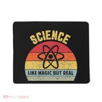 Science Like Magic But Real Funny Retro Science Teacher Mousepad thumb 0