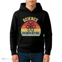Science Like Magic But Real Funny Retro Science Teacher Kids Hoodie thumb 4