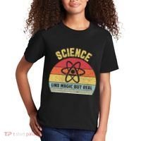 Science Like Magic But Real Funny Retro Science Teacher Kids T-Shirt thumb 2