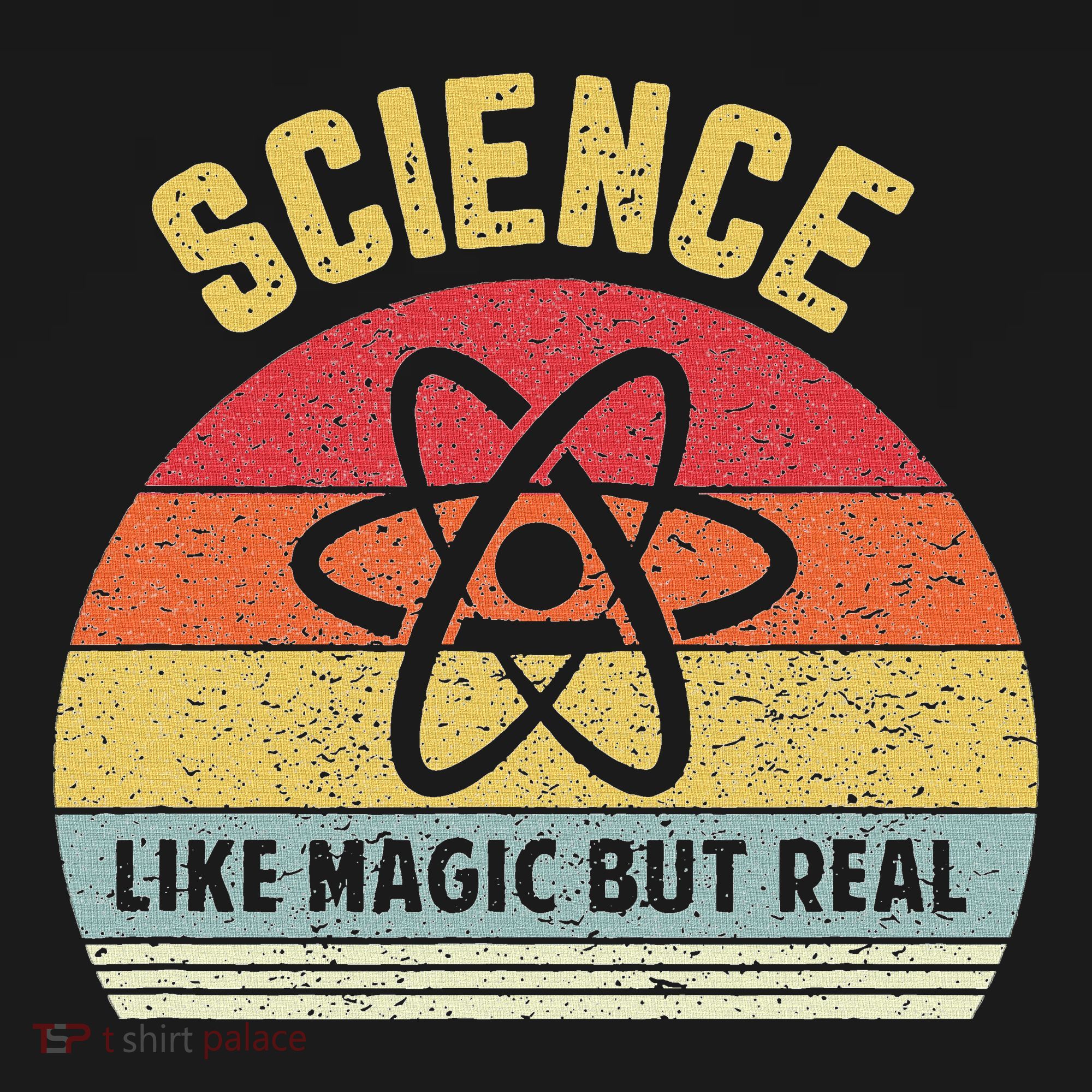 Science Like Magic But Real Funny Retro Science Teacher Kids T-Shirt