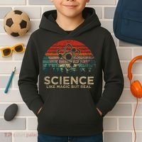Science Like Magic But Real Kids Hoodie thumb 2