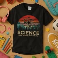 Science Like Magic But Real Kids T-Shirt thumb 3