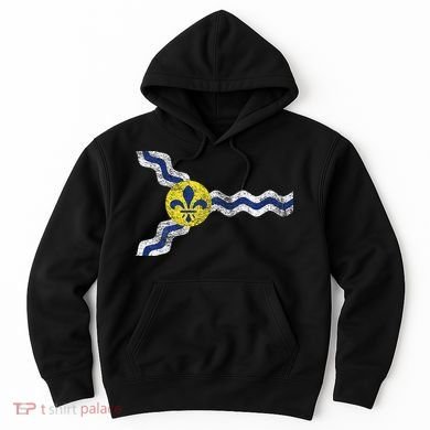 St. Louis Miss Souri Fleur De Lis Flag Hoodie