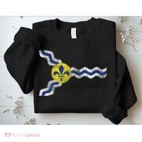 St. Louis Miss Souri Fleur De Lis Flag Sweatshirt thumb 2