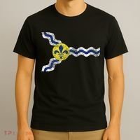 St. Louis Miss Souri Fleur De Lis Flag T-Shirt thumb 3