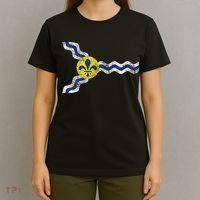 St. Louis Miss Souri Fleur De Lis Flag T-Shirt thumb 4