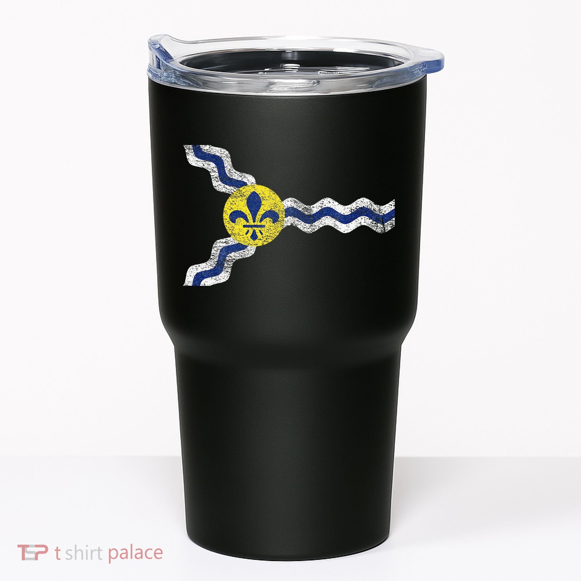 St. Louis Miss Souri Fleur De Lis Flag Tumbler