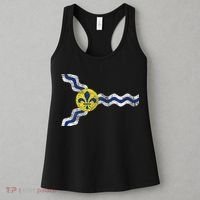 St. Louis Miss Souri Fleur De Lis Flag Women's Tank Top thumb 3