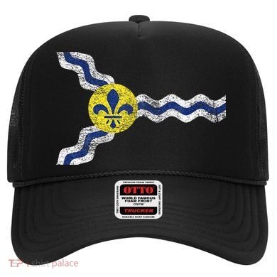 St. Louis Miss Souri Fleur De Lis Flag Hat