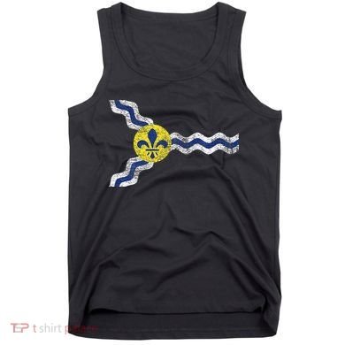 St. Louis Miss Souri Fleur De Lis Flag Tank Top