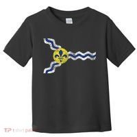 St. Louis Miss Souri Fleur De Lis Flag Toddler T-Shirt thumb 0