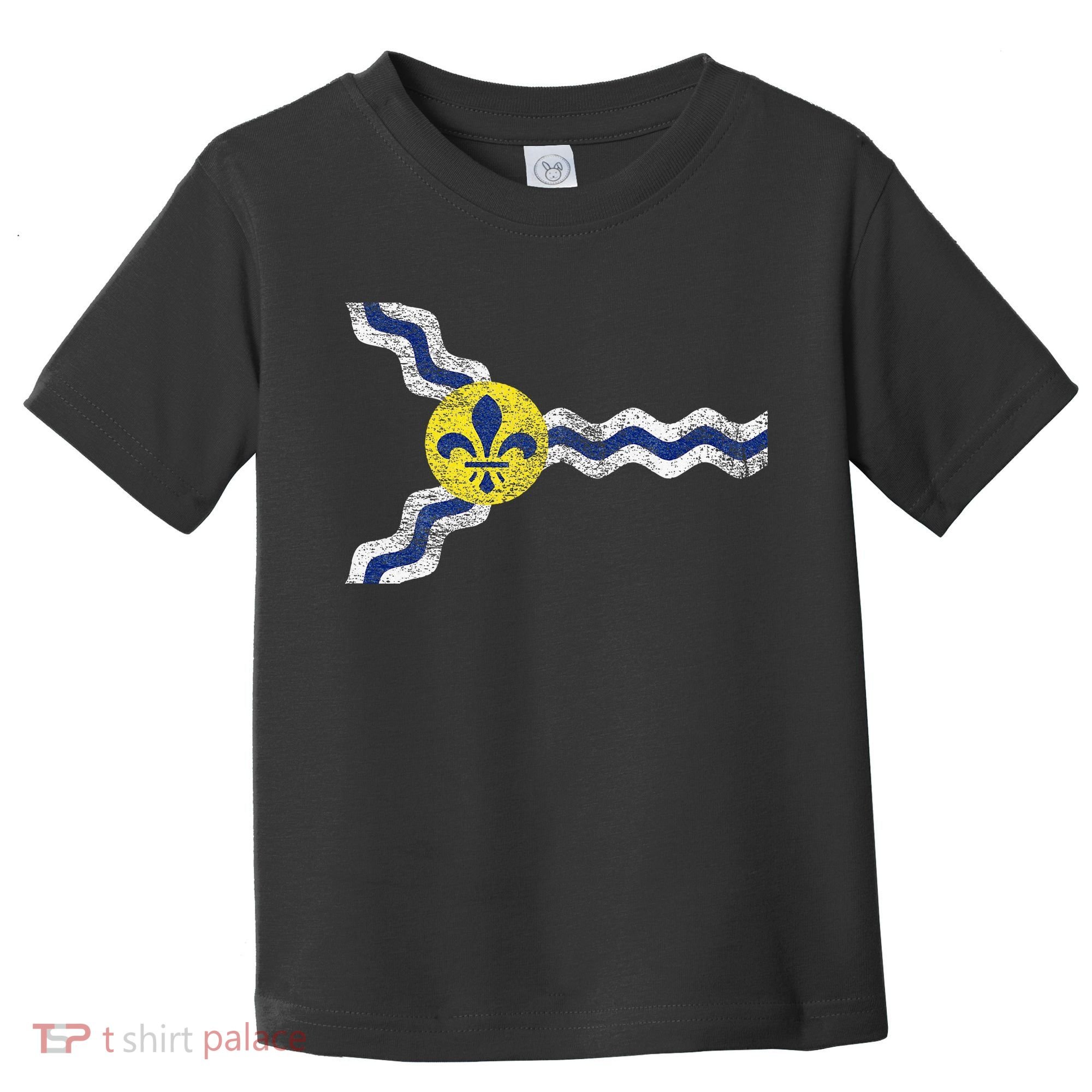 St. Louis Miss Souri Fleur De Lis Flag Toddler T-Shirt
