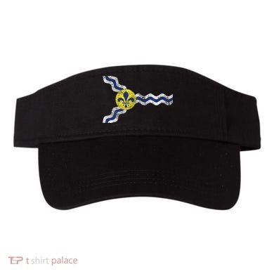 St. Louis Miss Souri Fleur De Lis Flag Visor