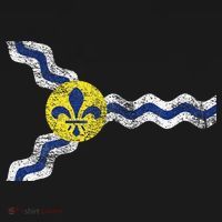 St. Louis Miss Souri Fleur De Lis Flag Women's Long Sleeve Shirt thumb 2