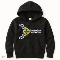 St. Louis Miss Souri Fleur De Lis Flag Kids Hoodie thumb 0