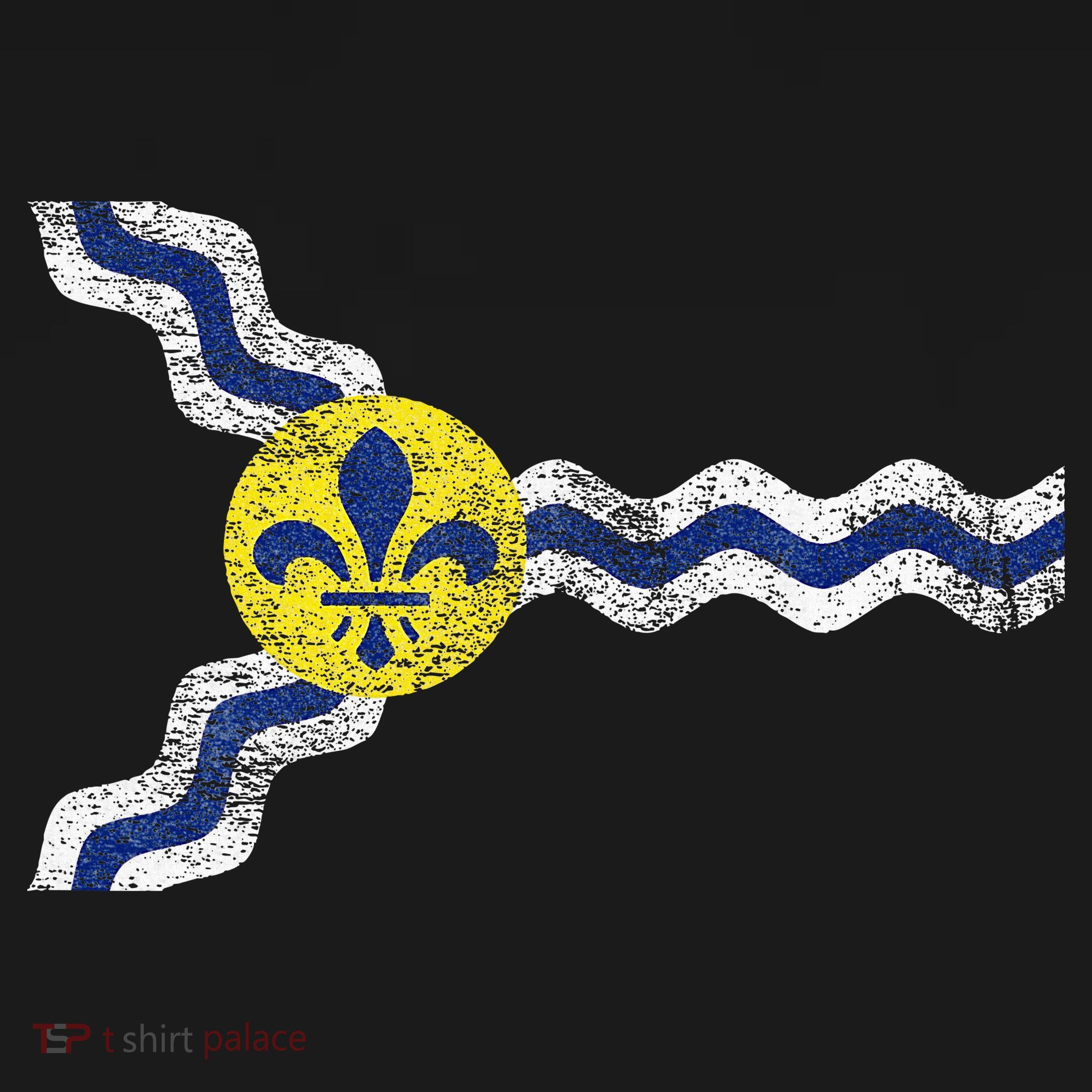 St. Louis Miss Souri Fleur De Lis Flag Kids T-Shirt