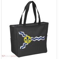 St. Louis Miss Souri Fleur De Lis Flag Tote Bag thumb 2