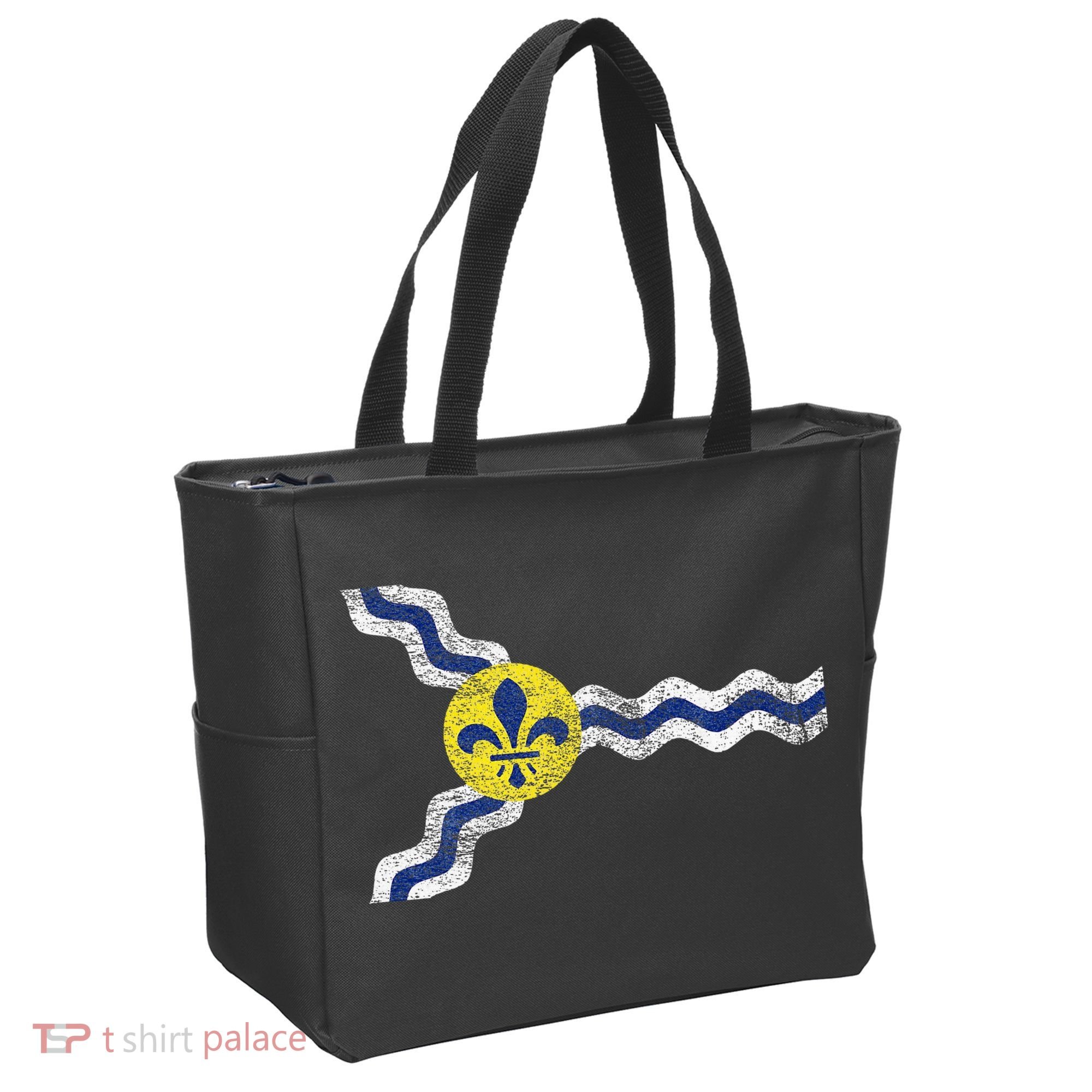 St. Louis Miss Souri Fleur De Lis Flag Tote Bag